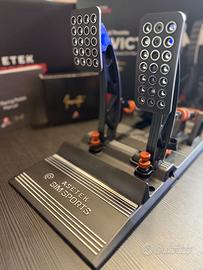 ASETEK INVICTA -  Pedaliera Idraulica Sim Racing