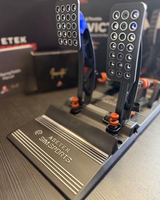 ASETEK INVICTA -  Pedaliera Idraulica Sim Racing