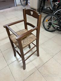 Seggiolone per bambini in legno di faggio