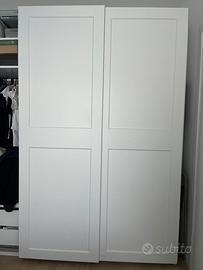 Armadio IKEA PAX bianco con ante scorrevoli
