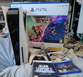 SONY PS5 ( PRIMO MODELLO MODDABILE )  + 3 GIOCHI