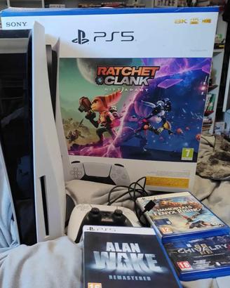 SONY PS5 ( PRIMO MODELLO MODDABILE )  + 3 GIOCHI