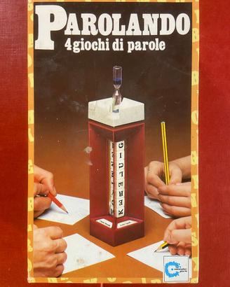 Gioco da tavola Parolando rarissimo paroliere