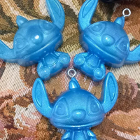 Stitch portachiavi in resina