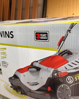 Tosaerba elettrico con decespugliatore