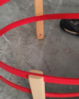 slitta neve schienale 