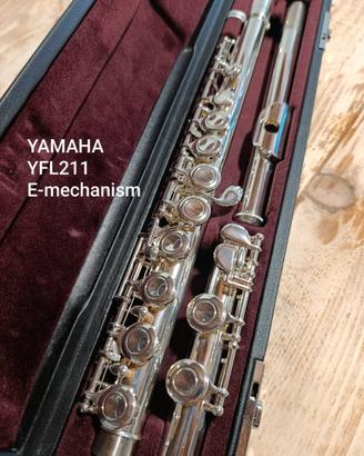 Flauto traverso yamaha YFL-211 con Meccanismo del