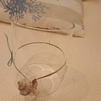 coprifiamma in vetro di Murano soffiato 