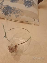 coprifiamma in vetro di Murano soffiato 