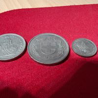 Lotto Monete Svizzere Vintage