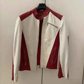 Giubbotto di pelle mod. biker