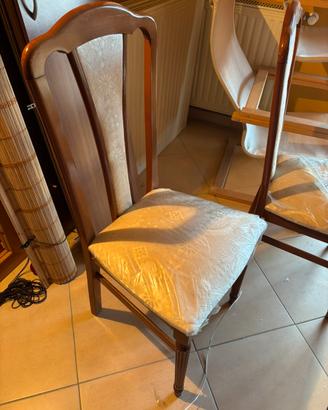 6 Sedie nuove di in legno pregiate