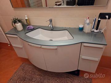 Mobile Bagno Sospeso larghezza 145 cm
