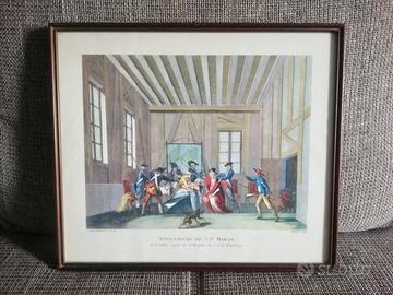 Stampe rare cromolitografie "Rivoluzione Francese"