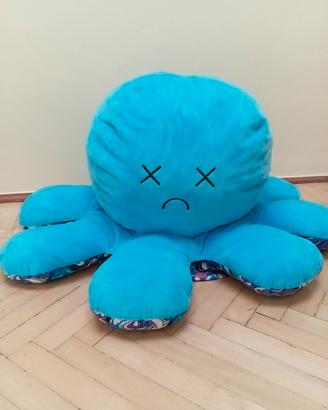 peluche polpo reversibile
