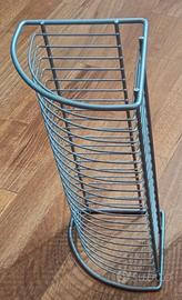 Porta CD DVD in acciaio capienza 20 posti