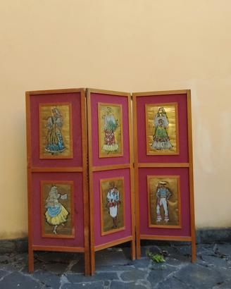 Antico Paravento/separè sardo del XIX°secolo

