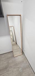 NISSEDAL Specchio, effetto rovere 40x150