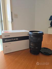 Sigma Art 50mm f/1.4 DG e-mount Sony