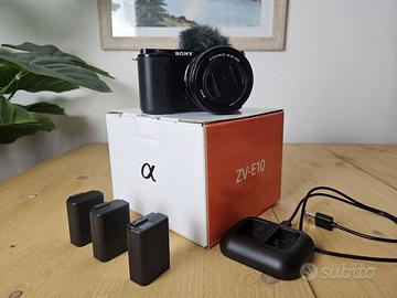 Sony ZV-E10 + Sony 16-50mm + 2 batterie
