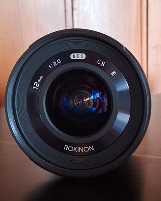 obiettivo Rokinon /Samyang 12 mm f2 per Sony E