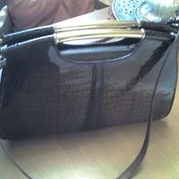 BORSA DI COCCODRILLO SELVAGGIO AUTENTICA e RARA