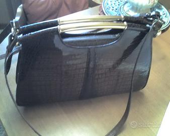 BORSA DI COCCODRILLO SELVAGGIO AUTENTICA e RARA