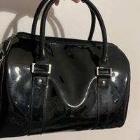 bauletto armani jeans vernice nera