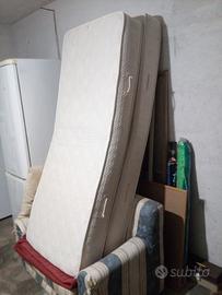 2 Materassi Singoli Trama Puro Cotone 