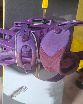 attacchi snowboard burton cartel est taglia M /L 