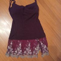 sottoveste /canotta bordeau