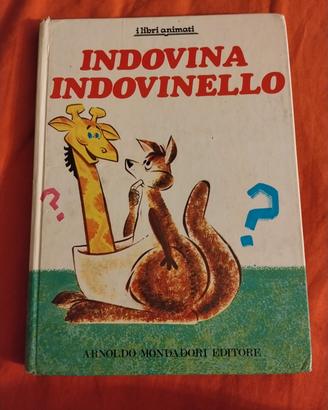 libro indovinelli in rilievo fine anni 60