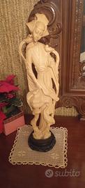 Deliziosa coppia di statue giapponesi,