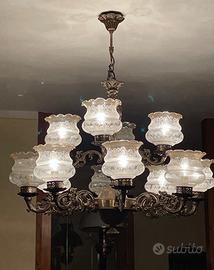 Lampadario 12 punti luce