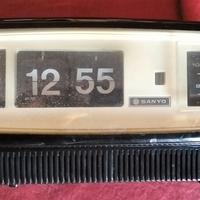 SANYO 6CA T45Z radiosveglia vintage anni '70