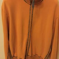 SISLEY - felpa con zip uomo vintage