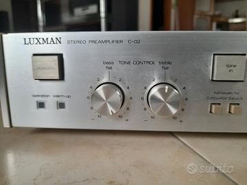 Luxman C 02 preamplificatore stereo hifi c02