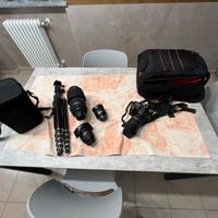 Nikon D7200 con obiettivi