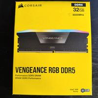 RAM DDR5 Corsair Vengeance RGB 32GB 6000C30 RGB