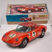 ASAHI ATC - FERRARI 250 LE MANS - TIN TOY BATTERY