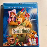 DVD Robin Hood, 40°anniversario. Blu-ray