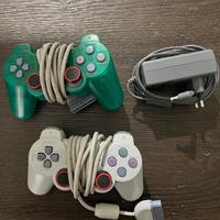 2 Joystick PS1 + alimentatore originale PS1