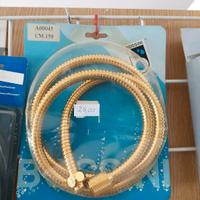 flessibile dorato doccia