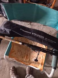 Canna da bolentino e drifting marca trabucco.