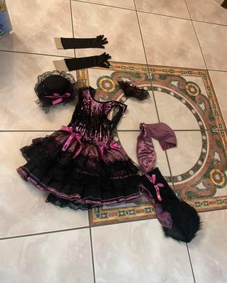 Vestito carnevale ballerina berlusque baby