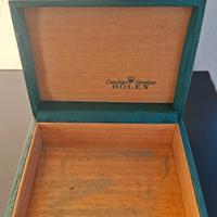 scatola Rolex "moon crater" o trapeze, vintage