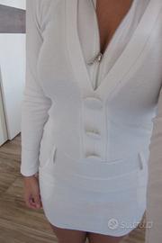 Vestito bianco in cotone