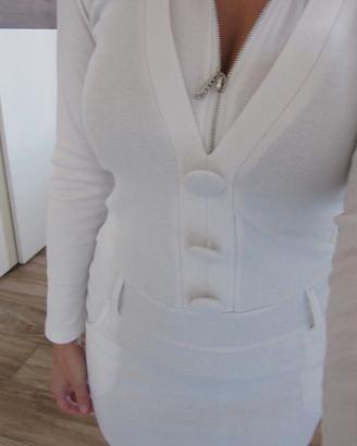 Vestito bianco in cotone