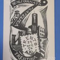 Cartolina della III Giornata Filatelica Trentina