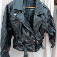 Giubbotto chiodo in pelle